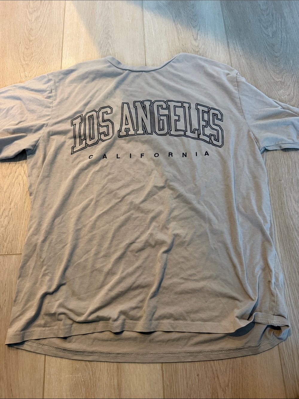 Los Angeles Graphic Tee - Light light brown women’s Shirt